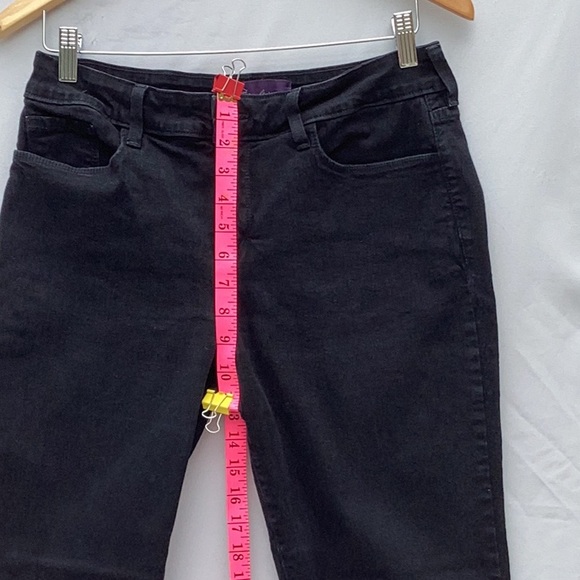 Not Your Daughter’s Jeans. Black with sequins detailing on back pockets. 12P - Picture 8 of 10